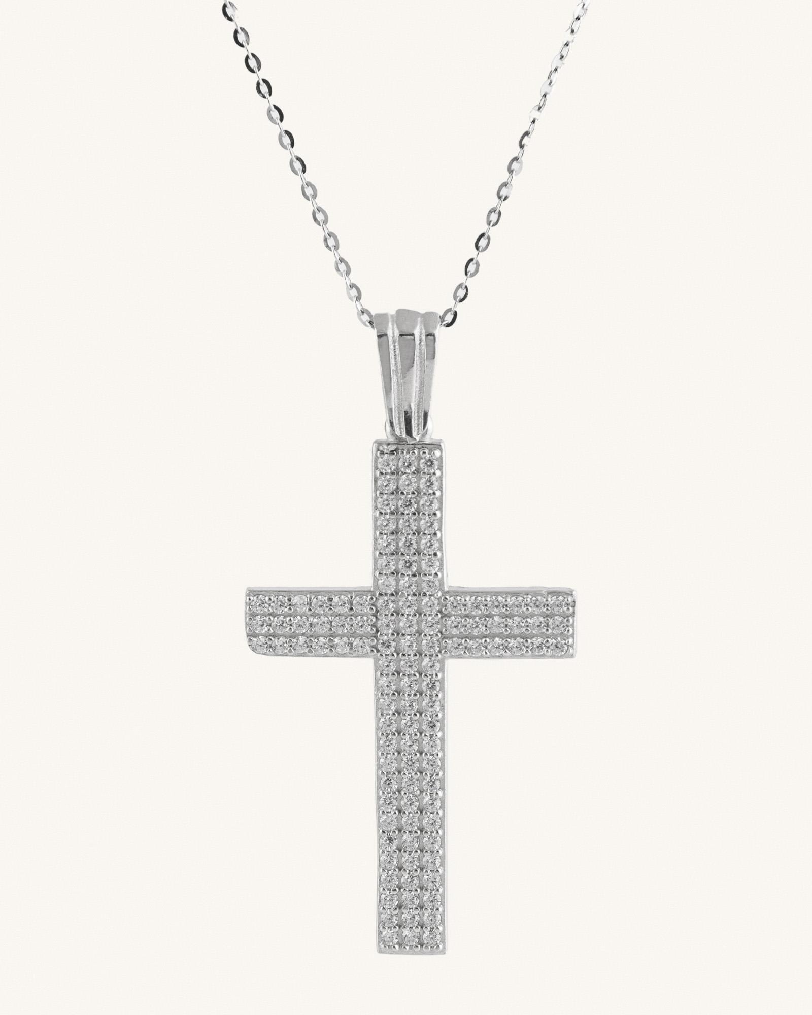 Κολιέ Σταυρός Sterling Silver 925 Filiria