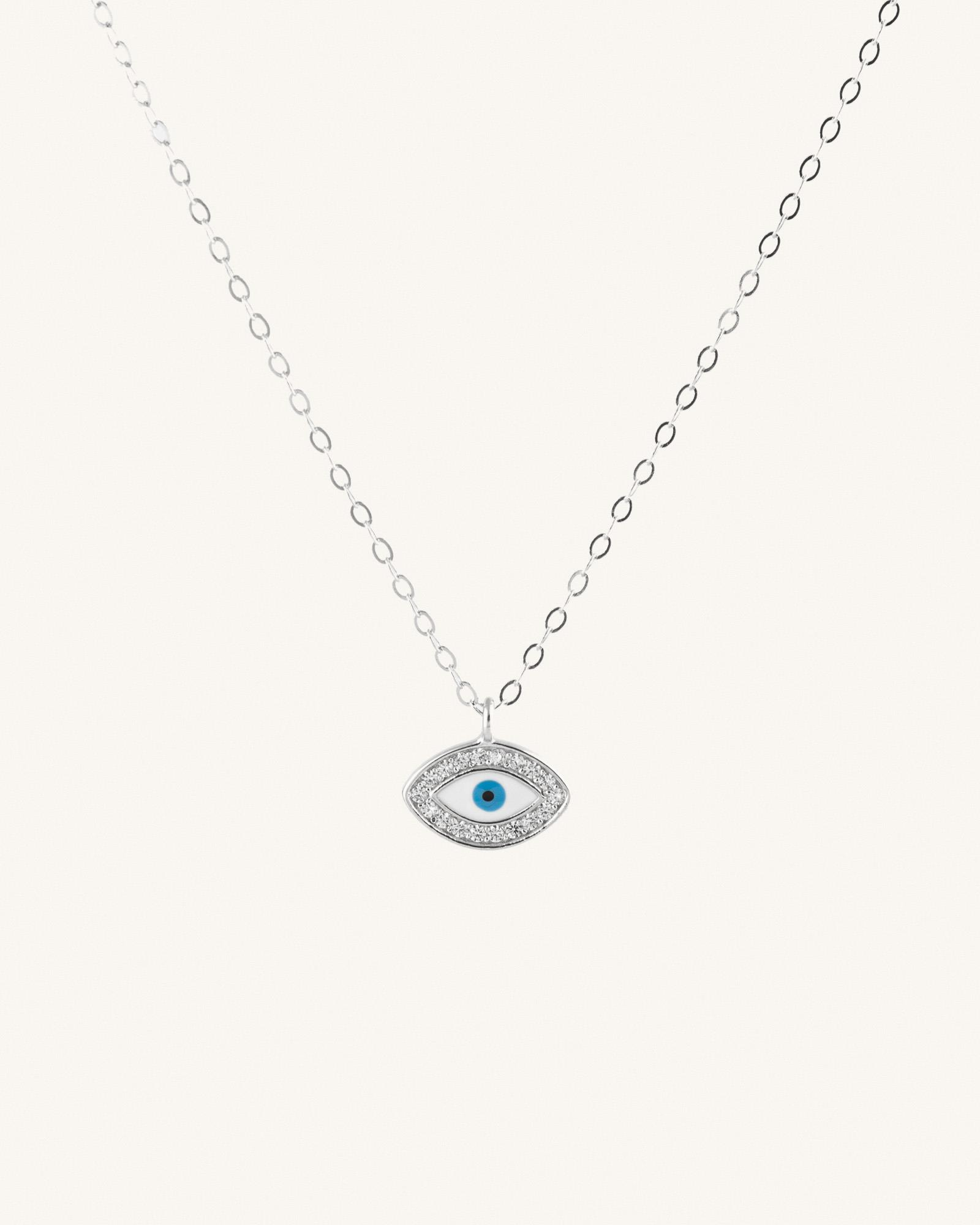Κολιέ Με Ματάκι Sterling Silver 925 Siaka