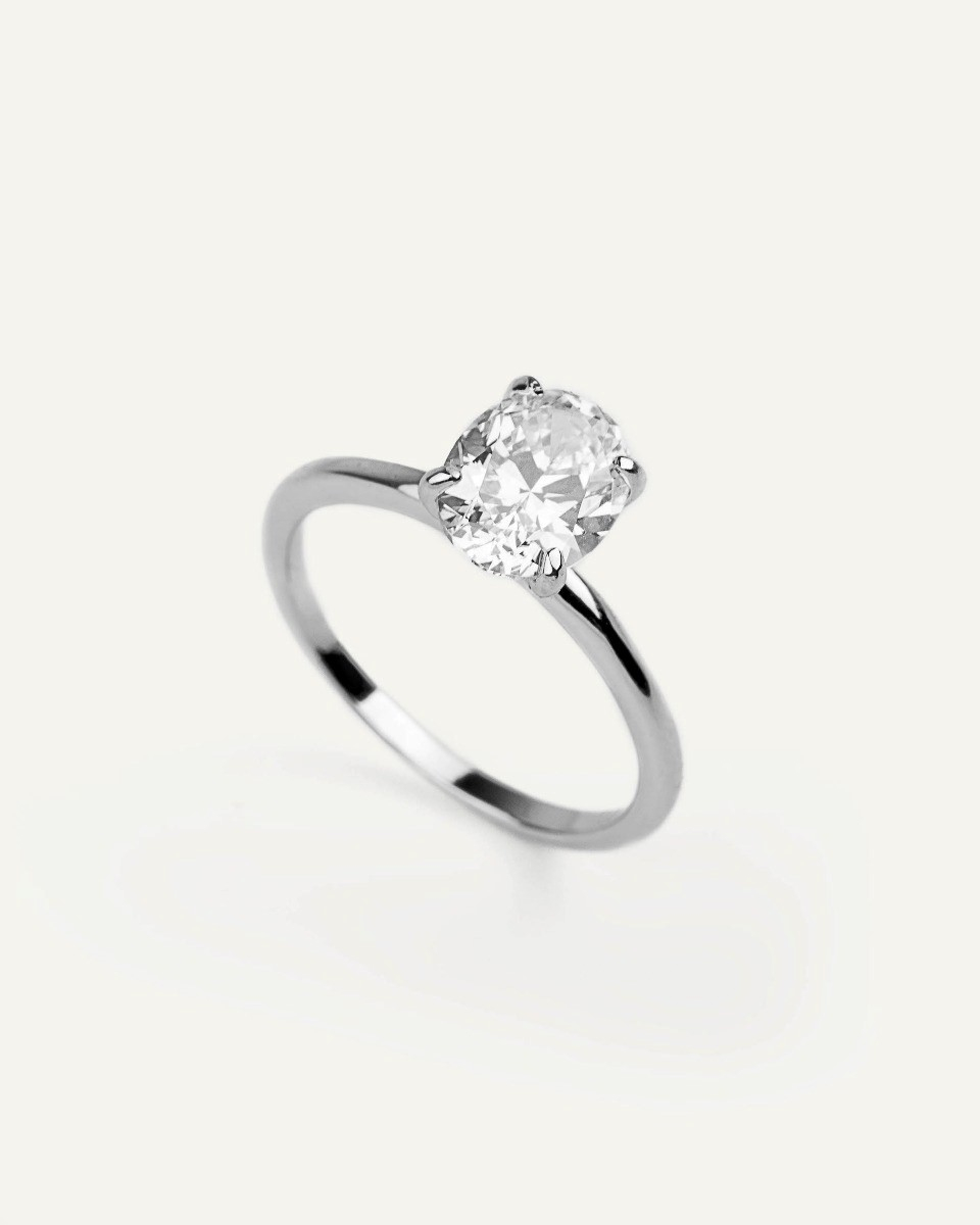 Δαχτυλίδι Μονόπετρο Sterling Silver 925 Filippa