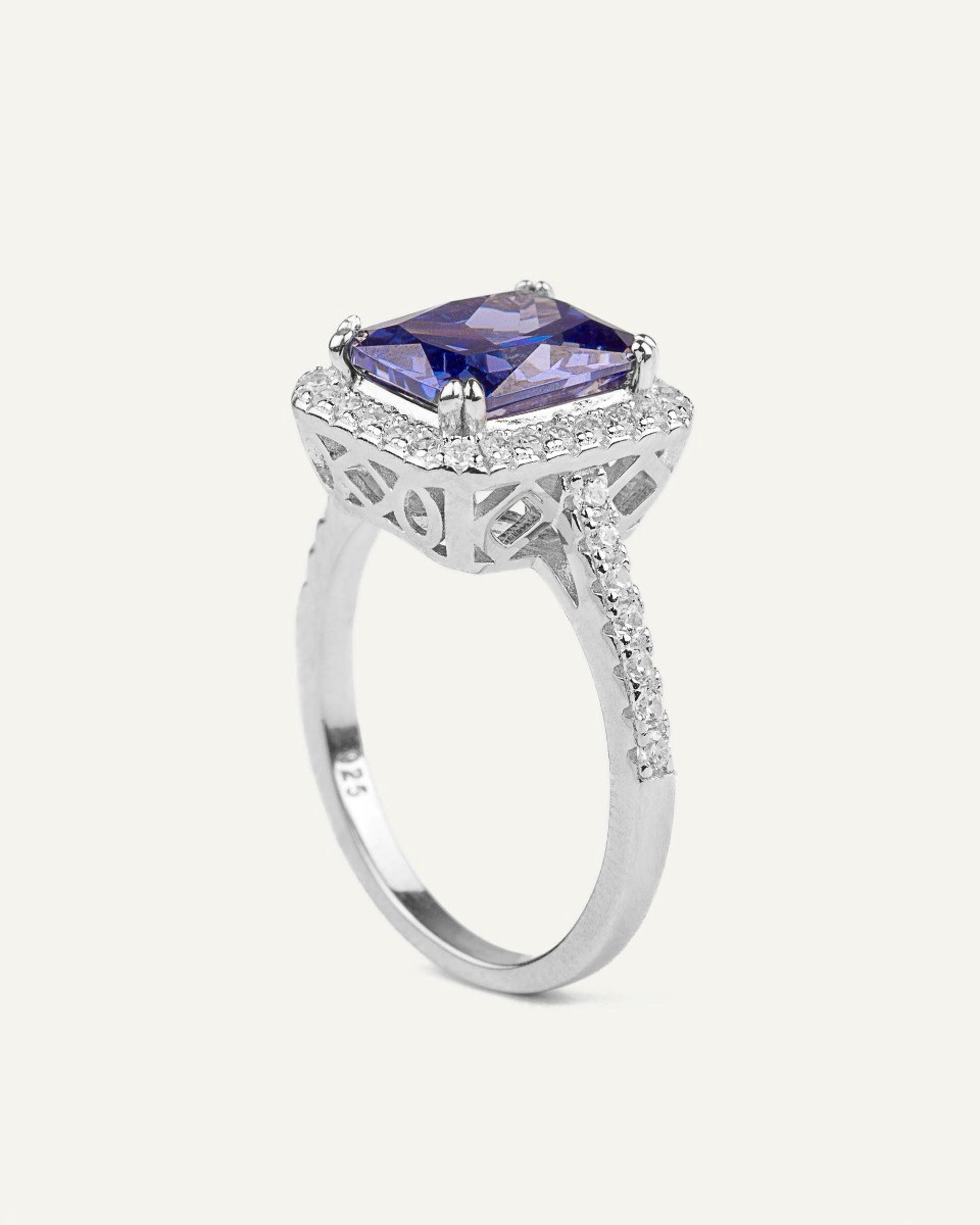 Δαχτυλίδι Sterling Silver 925 Melina Blue