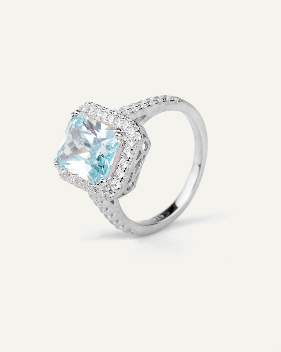 Δαχτυλίδι Sterling Silver 925 Melina Light Blue