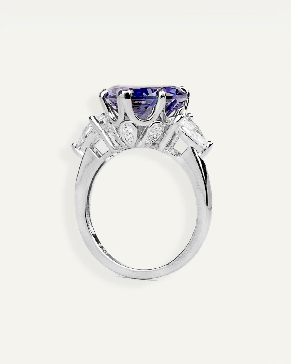 Δαχτυλίδι Sterling Silver 925 Μπλε Shajar