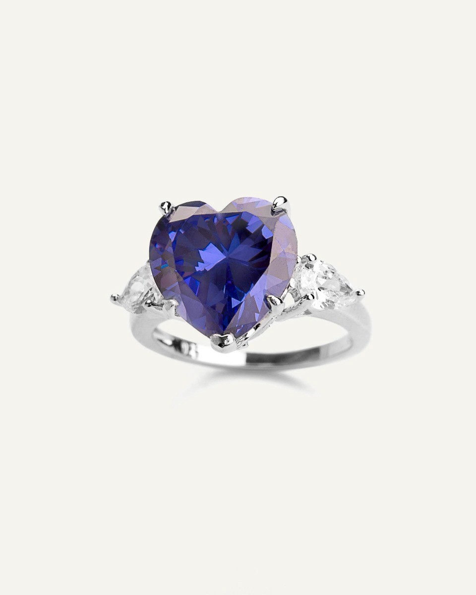 Δαχτυλίδι Sterling Silver 925 Μπλε Shajar