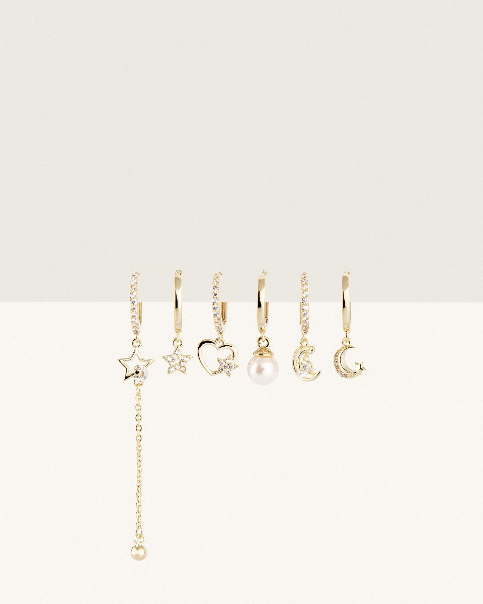 Earrings Set Fegarian Gold