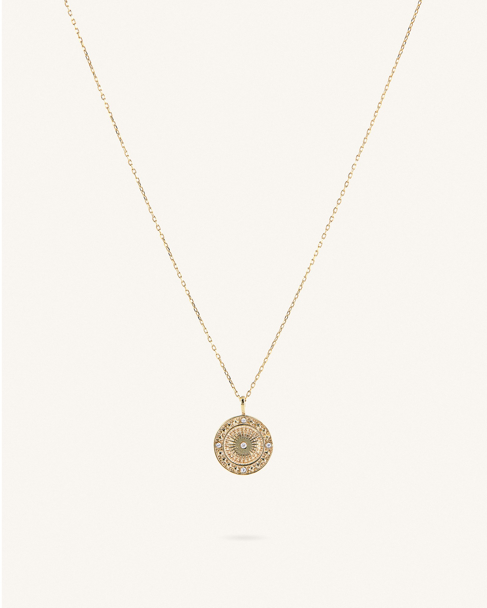 Κολιέ Χρυσό Sterling Silver 925 Larissa Coin