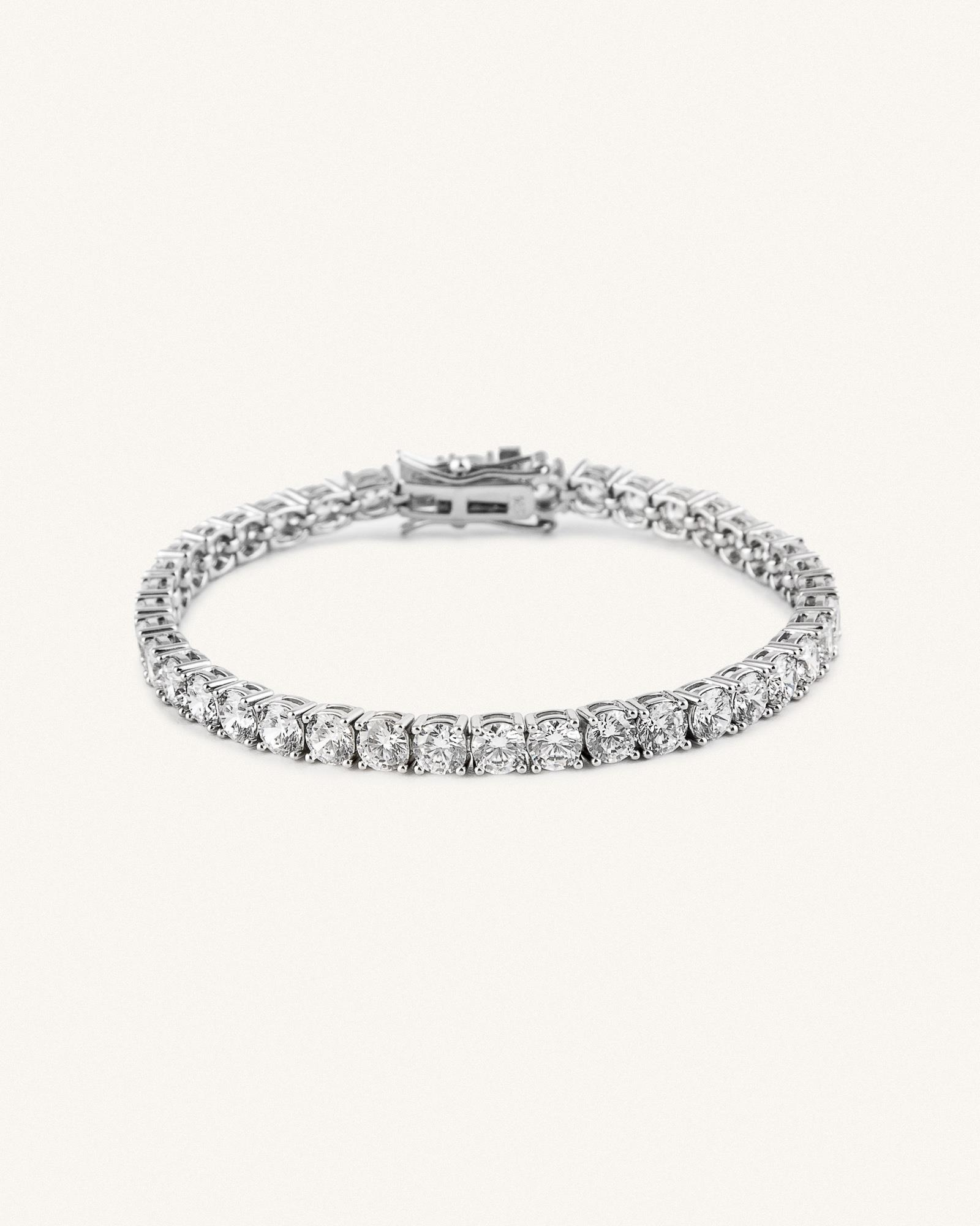 Βραχιόλι Ριβιέρα Sterling Silver 925 Diana (16.5 cm)