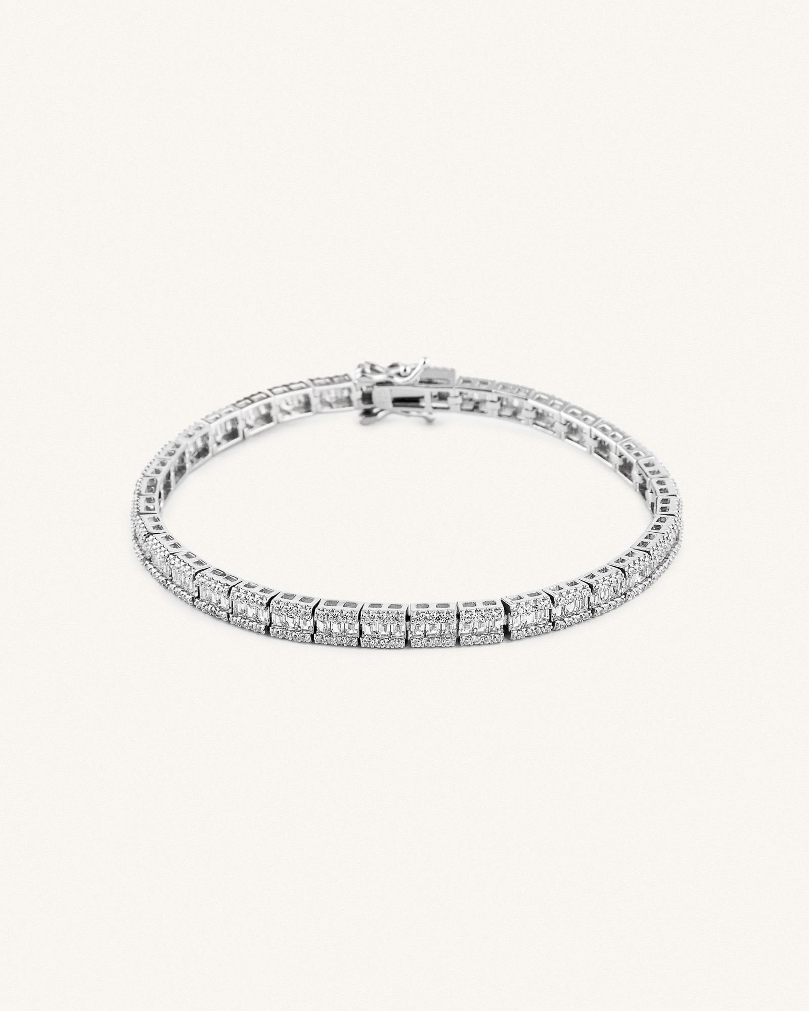 Βραχιόλι Ριβιέρα Sterling Silver 925 Dorothy (18.5 cm)