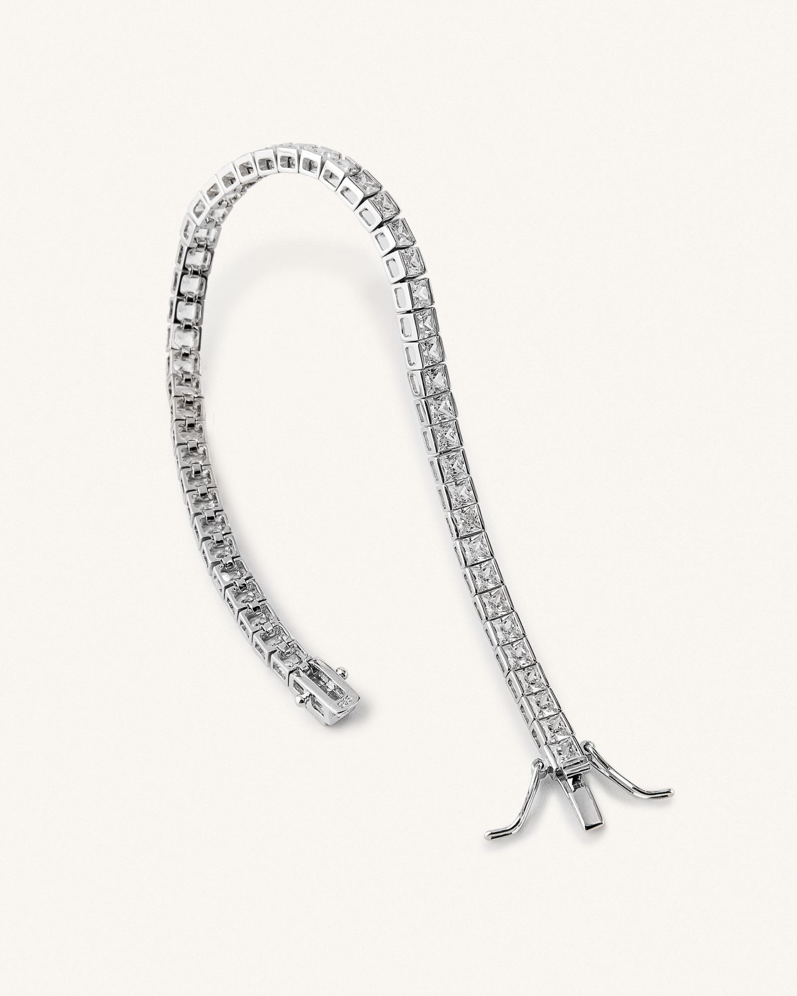 Βραχιόλι Ριβιέρα Sterling Silver 925 Virginia (16 cm)
