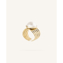 Δαχτυλίδι με Πέρλα Alessi Gold