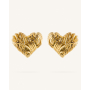 Σκουλαρίκια Καρφωτά Vintage Tora Hearts Gold