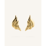 Σκουλαρίκια Καρφωτά Vintage Isadora Gold
