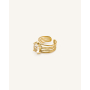 Δαχτυλίδι Ρυθμιζόμενο Jordyn Gold/White