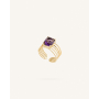Δαχτυλίδι Ρυθμιζόμενο Jordyn Gold/Purple