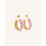 Σκουλαρίκια ΚρίκοιLeia Gold/Purple