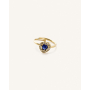 Δαχτυλίδι Ρυθμιζόμενο Lucia Heart Gold/Blue