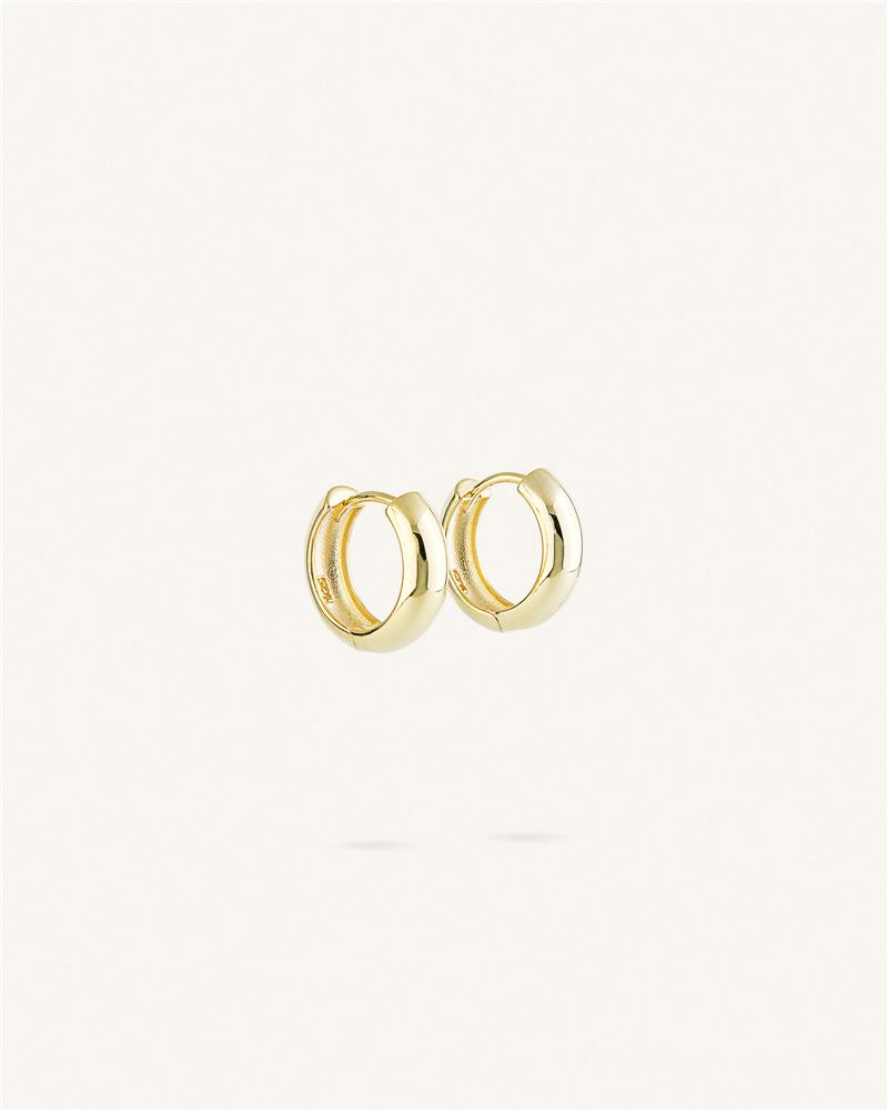 Σκουλαρίκια Κρίκοι Χρυσό Sterling Silver 925