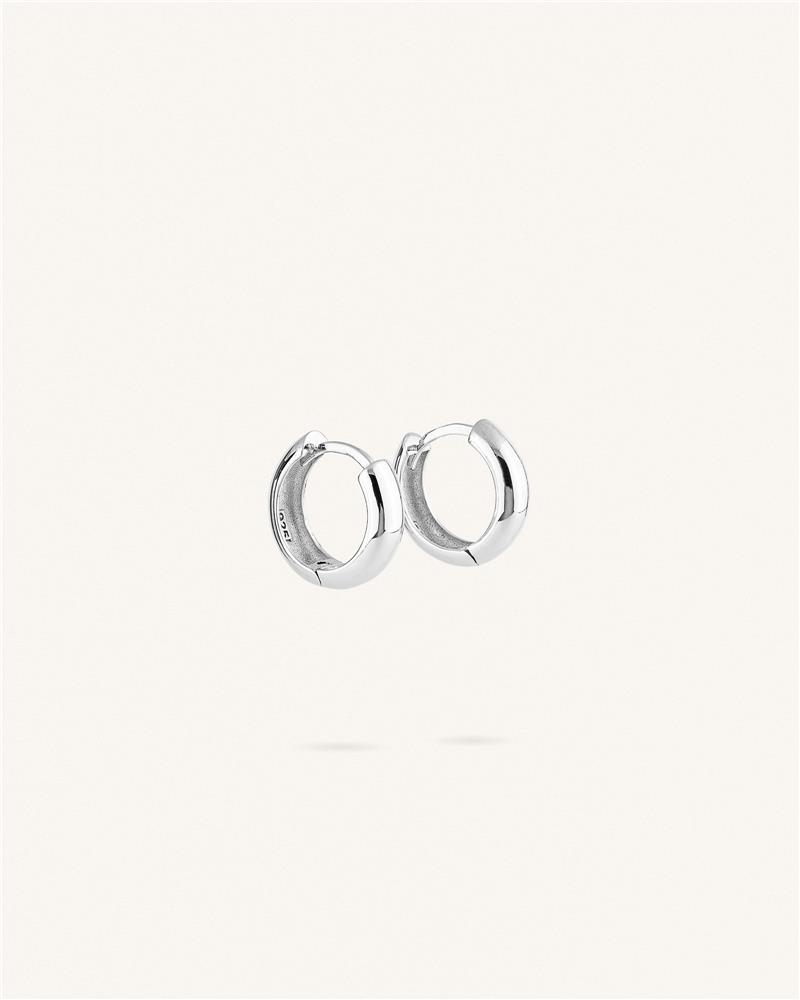 Σκουλαρίκια Κρίκοι Ασημί Sterling Silver 925