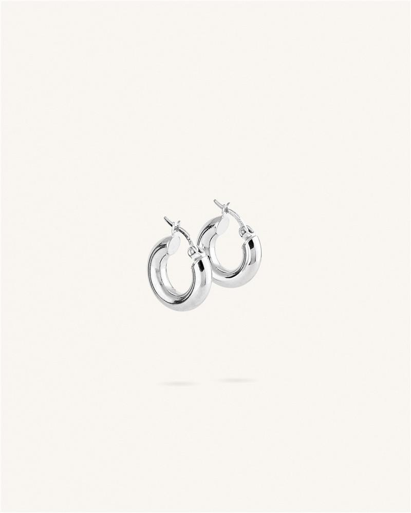 Σκουλαρίκια Κρίκοι Ασημί Sterling Silver 925 Μικροί 1,5 εκ
