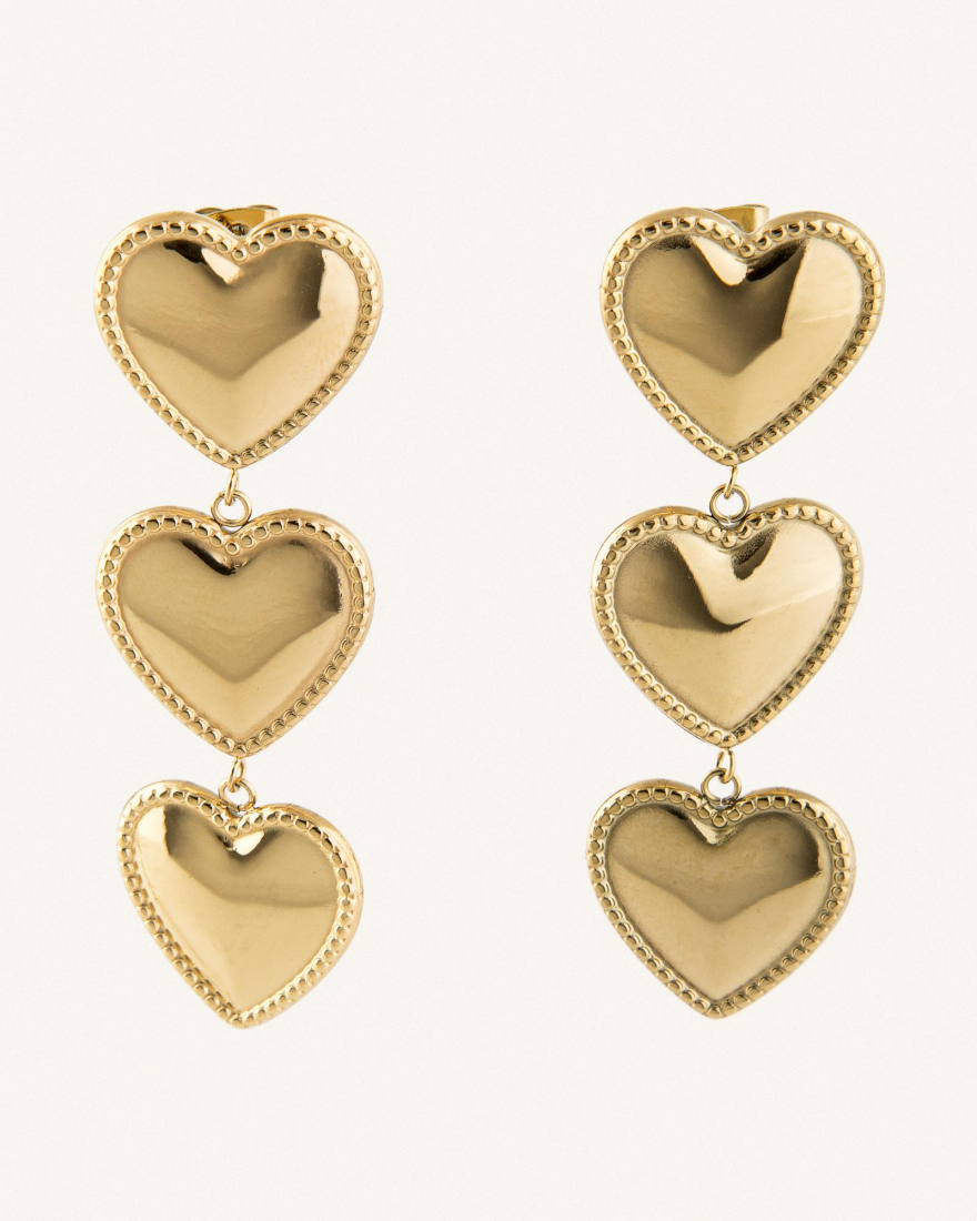 Σκουλαρίκια Με Καρδιές Willa Hearts