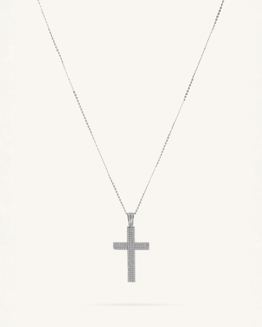 Κολιέ Σταυρός Sterling Silver 925 Filiria