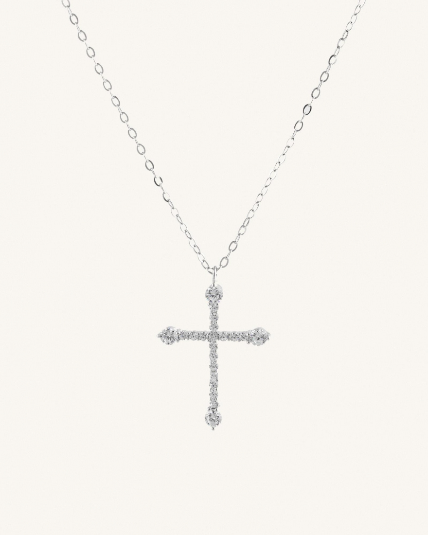 Κολιέ Σταυρός Sterling Silver Sky