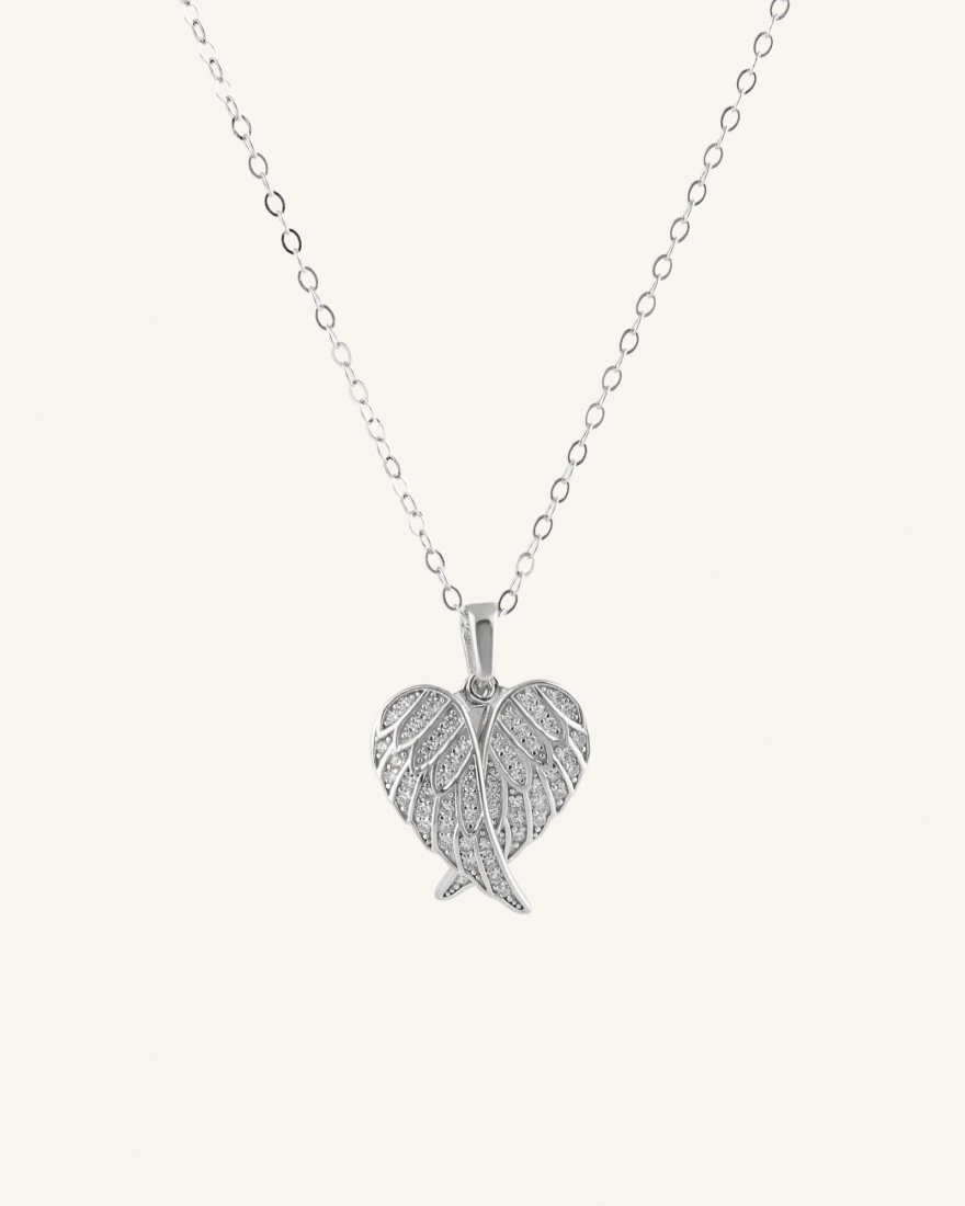 Κολιέ Με Φτερά Sterling Silver 925 Tigor