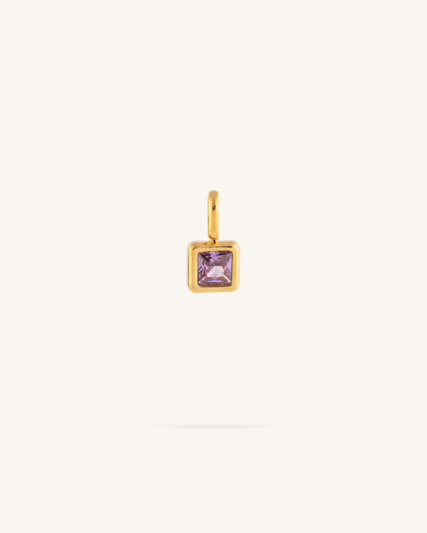 Charm Birthstone Φεβρουάριος