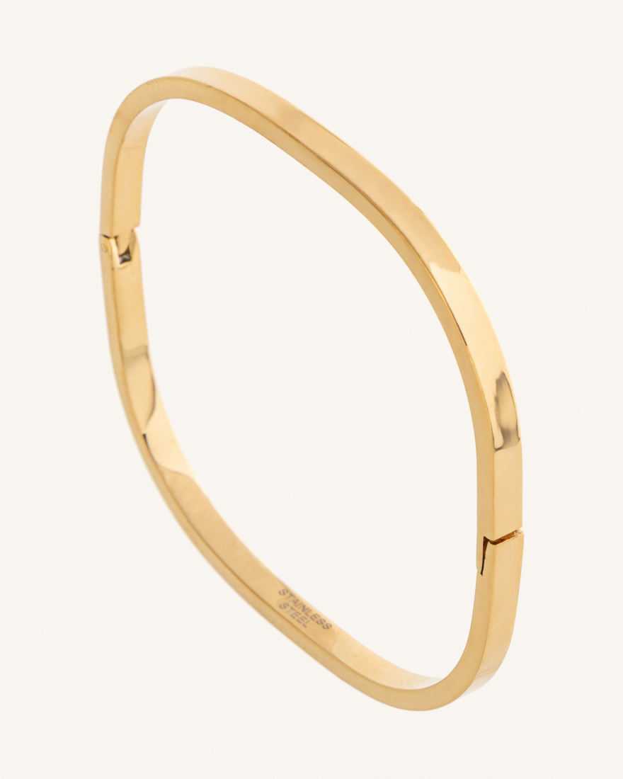 Βραχιόλι Χειροπέδα από Ανοξείδωτο Ατσάλι Mikasa