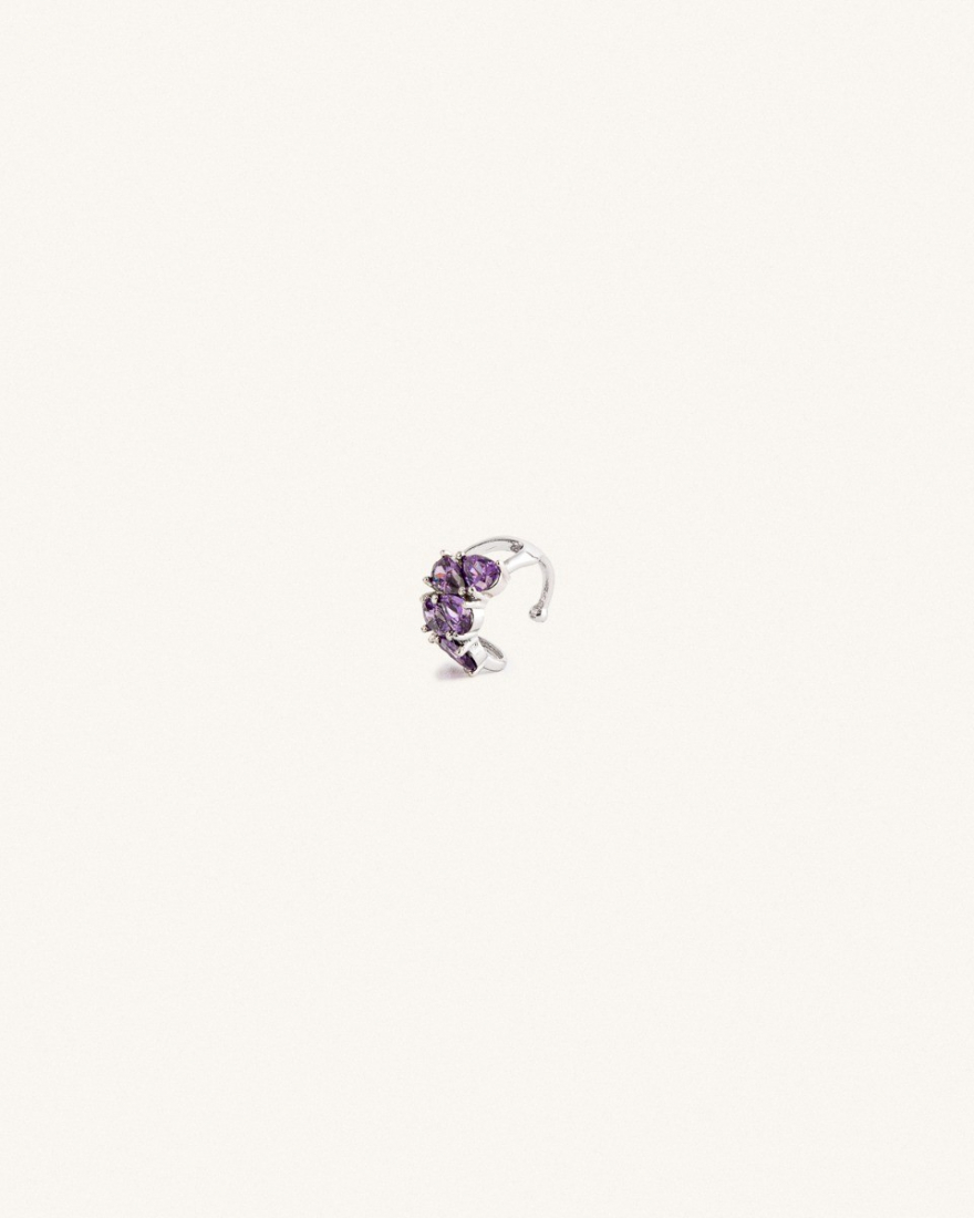 Ear Cuff Censino Μωβ