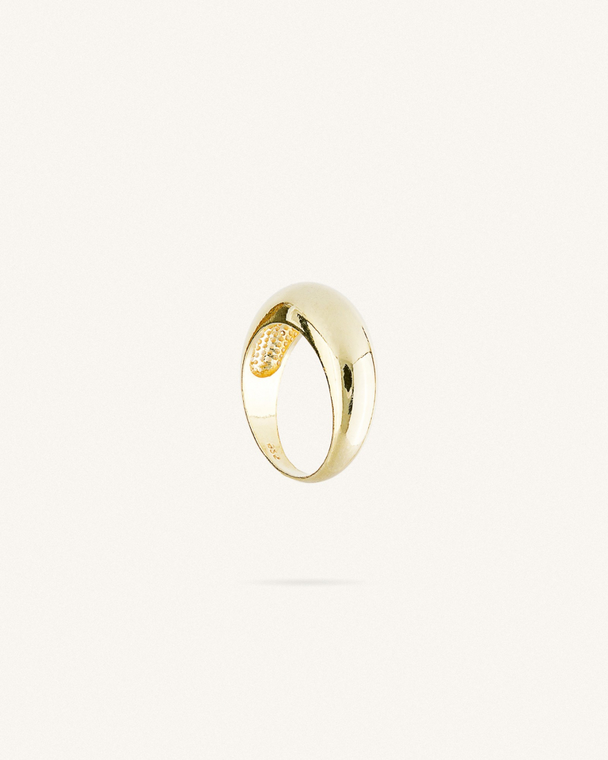 Δαχτυλίδι Χρυσό Sterling Silver 925 Bold Mia