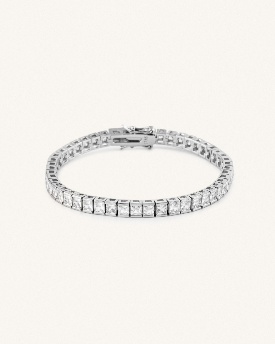 Βραχιόλι Ριβιέρα Sterling Silver 925 Donna (18.5 cm)