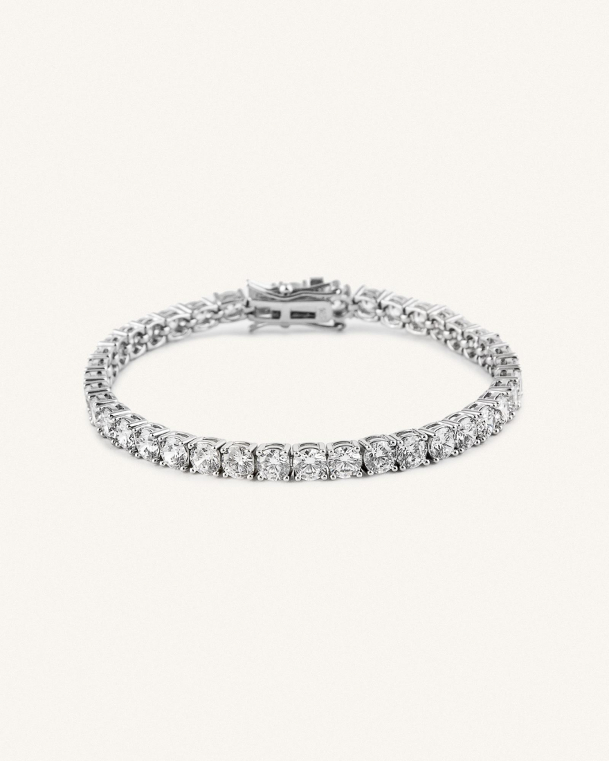 Βραχιόλι Ριβιέρα Sterling Silver 925 Diana (16.5 cm)