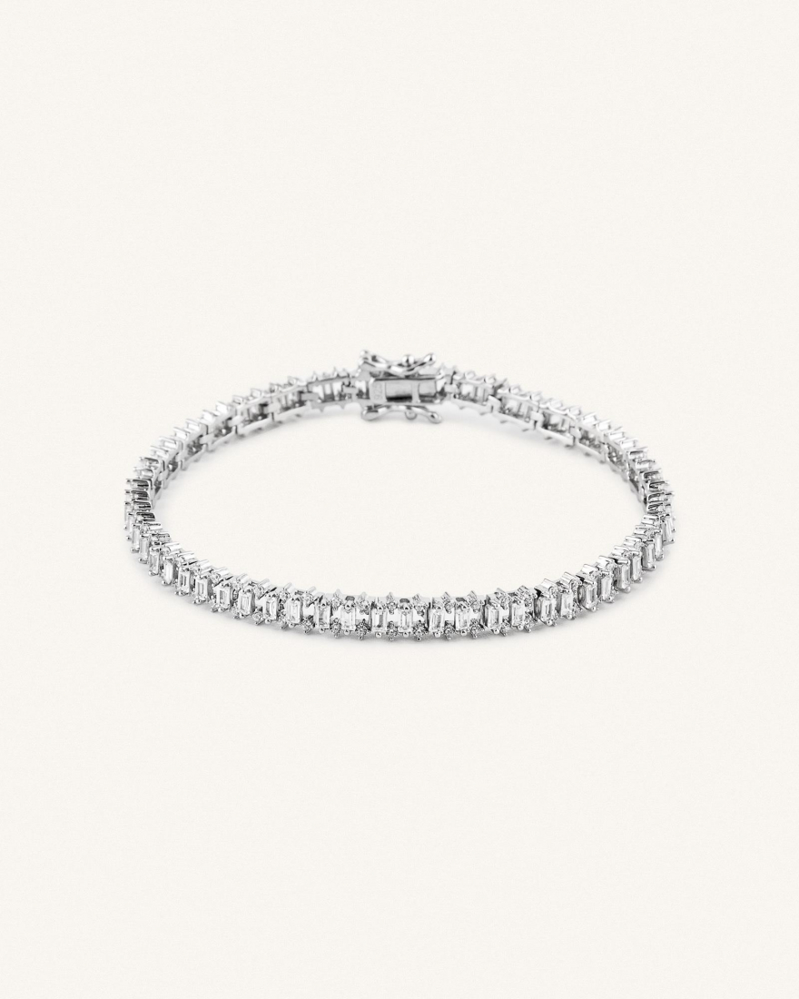 Βραχιόλι Ριβιέρα Sterling Silver 925 Tracy (17.5 cm)